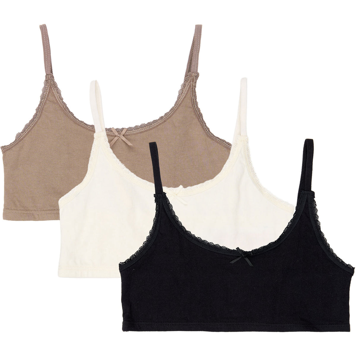 The New Multi Colour Tnsuri Kort Stropp Topp 3-Pakning