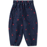Fliink Dark Denim Blue Donna Embr. Denim Bukser