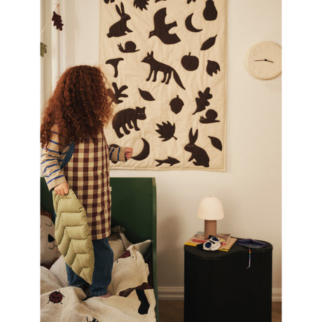 Ferm Living Off-white/Dark Chocolate Lunden Teppe