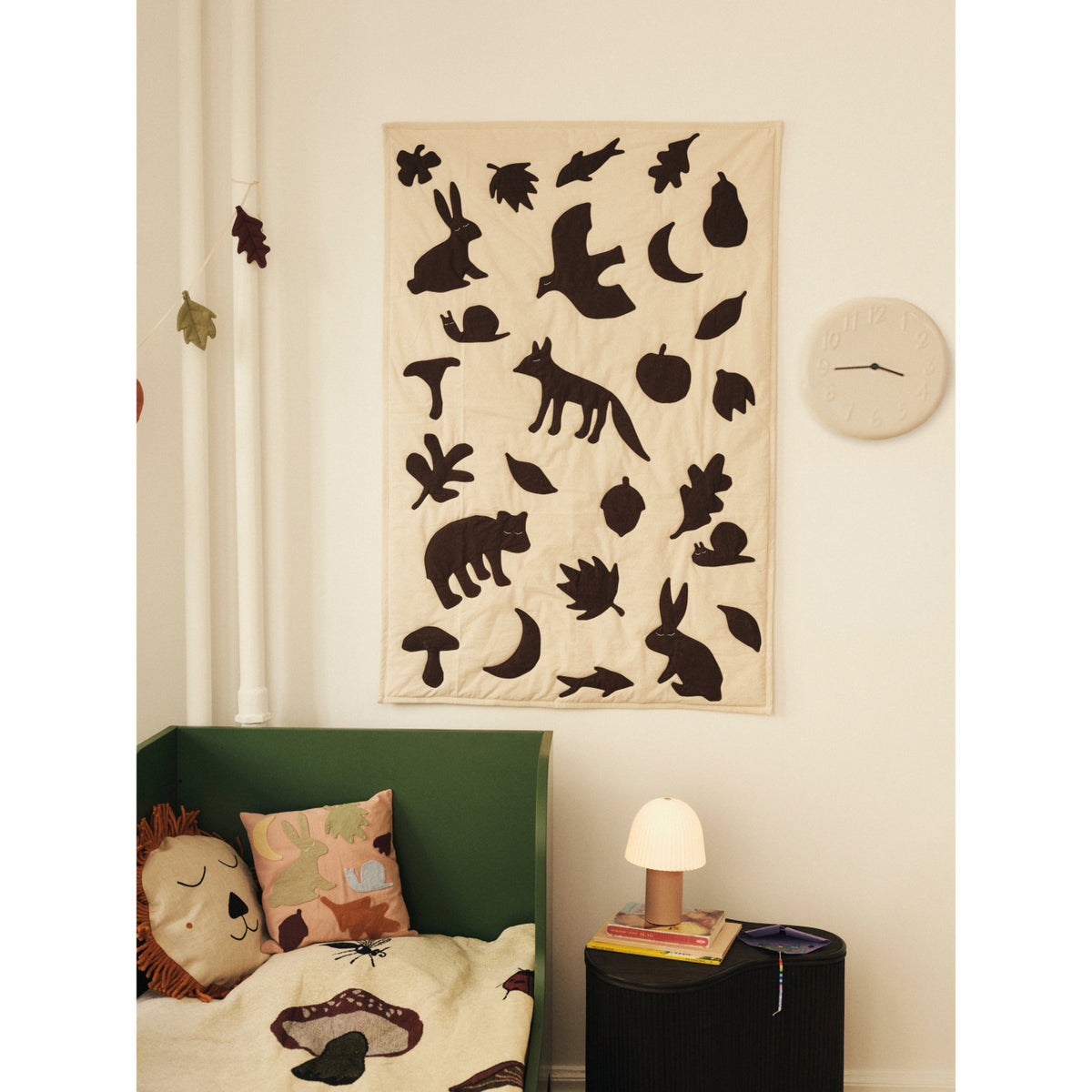 Ferm Living Off-white/Dark Chocolate Lunden Teppe
