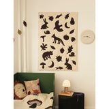 Ferm Living Off-white/Dark Chocolate Lunden Teppe