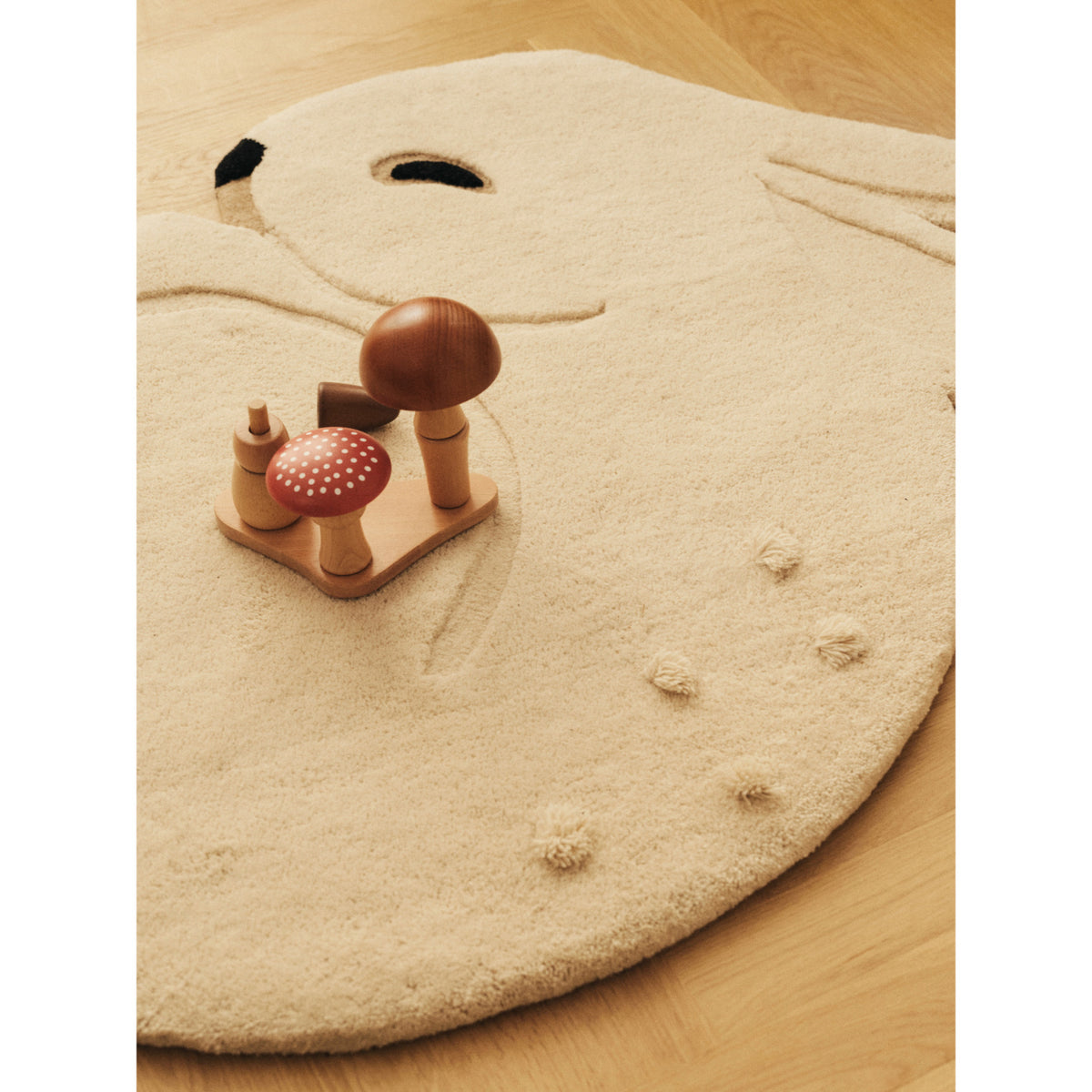 Ferm Living Off-white Rabbit Tufted Rug
