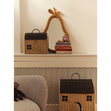 Ferm Living Natural/Dark Brown Casu Oppbevaring Houses 2 Pakke