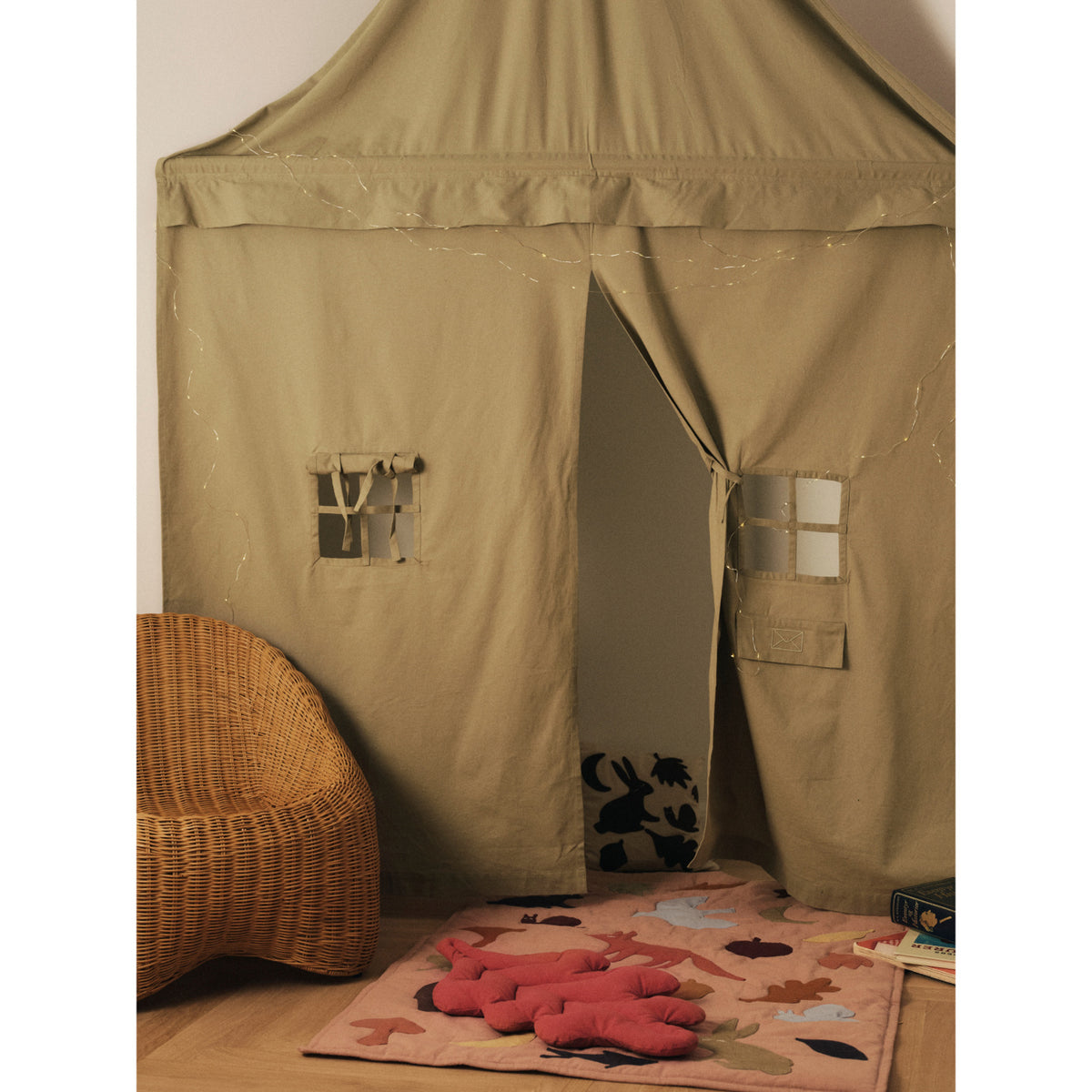 Ferm Living Rose/Multi Lunden Teppe