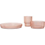 Ferm Living Blush Ripple Kids Dinner Sett