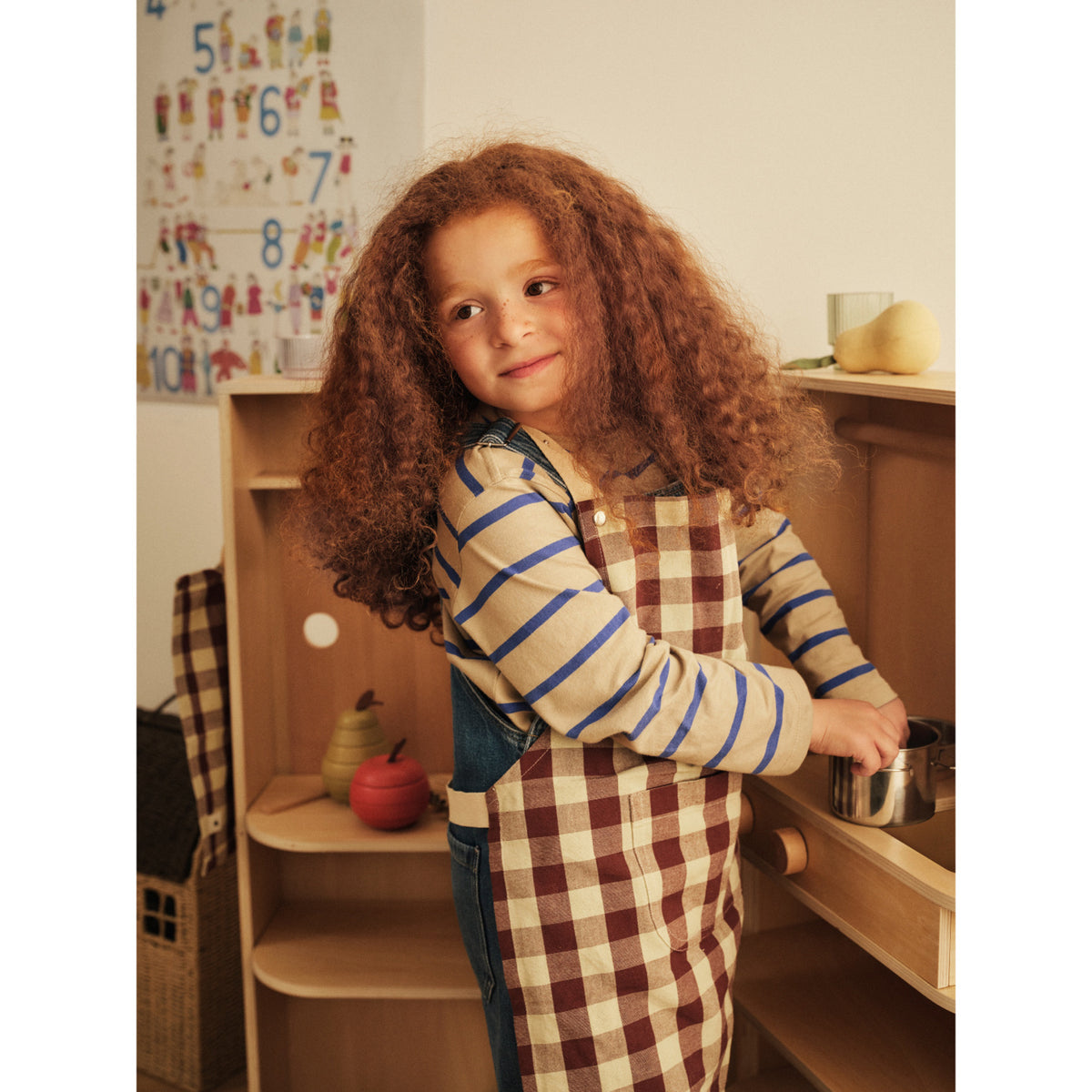 Ferm Living Cinnamon/Grey Green Bothy Kids Kitchen Sett