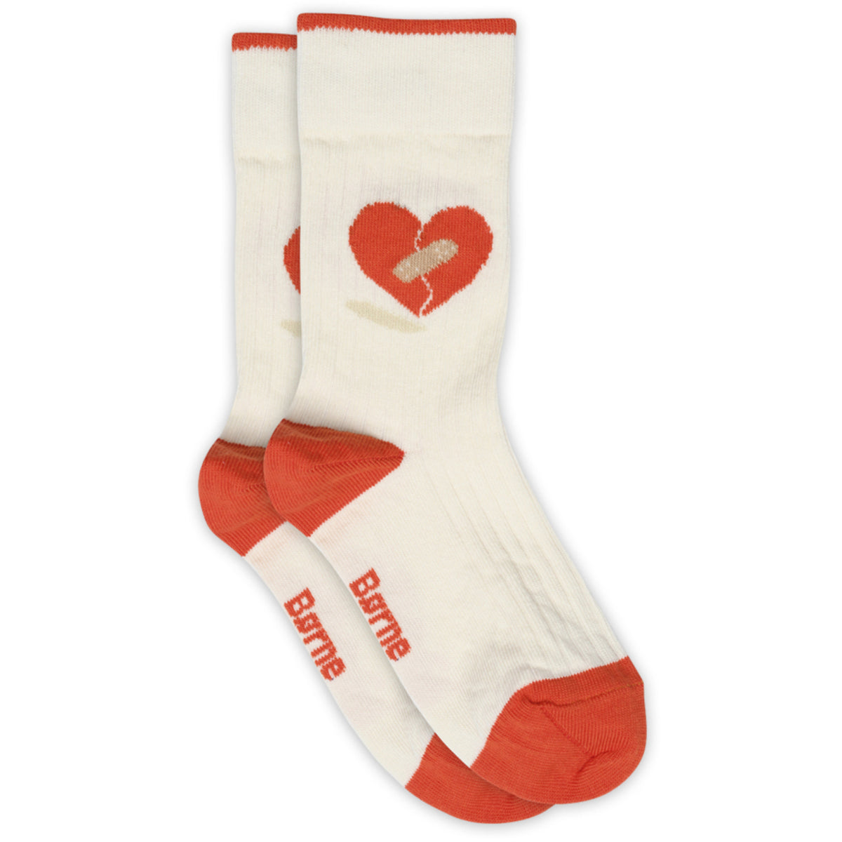 Mp Danmark x Børns Vilkår Cream Heart Socks - 2-pack