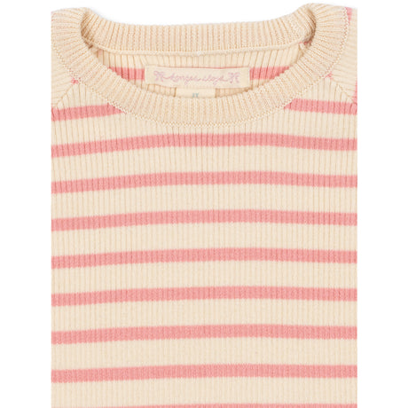 Konges Sløjd Peony Butter Stripe Buma Strikk Sweater Gots