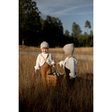 Silly Silas Wooly Footed Strømpebukser Med Braces Espresso Brown