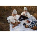 Silly Silas Wooly Footless Strømpebukser Med Braces Espresso Brown