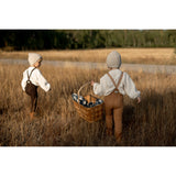 Silly Silas Wooly Footless Strømpebukser Med Braces Espresso Brown