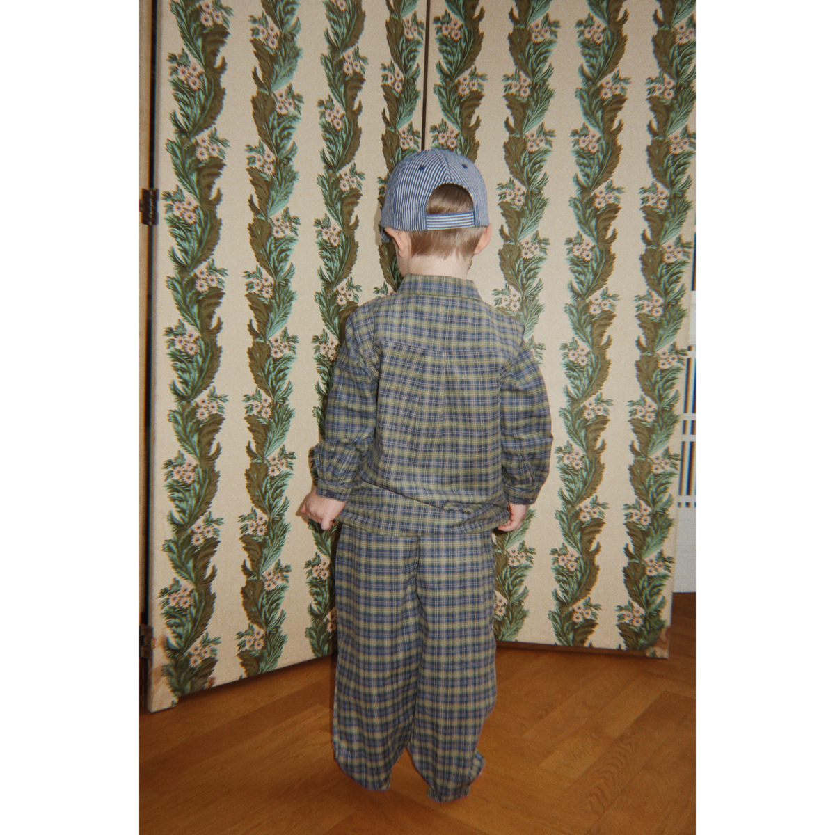 Konges Sløjd Laurel Blue Check Cara Bukser Gots