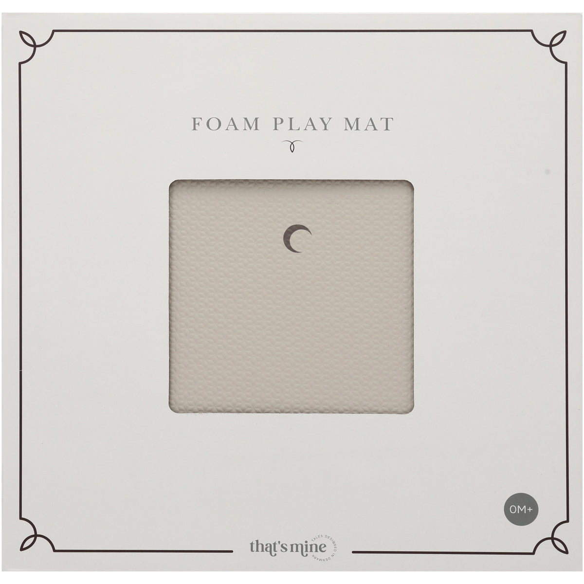 That's Mine Calm Moon Soft Brown Alva Skum Leg Mats Square