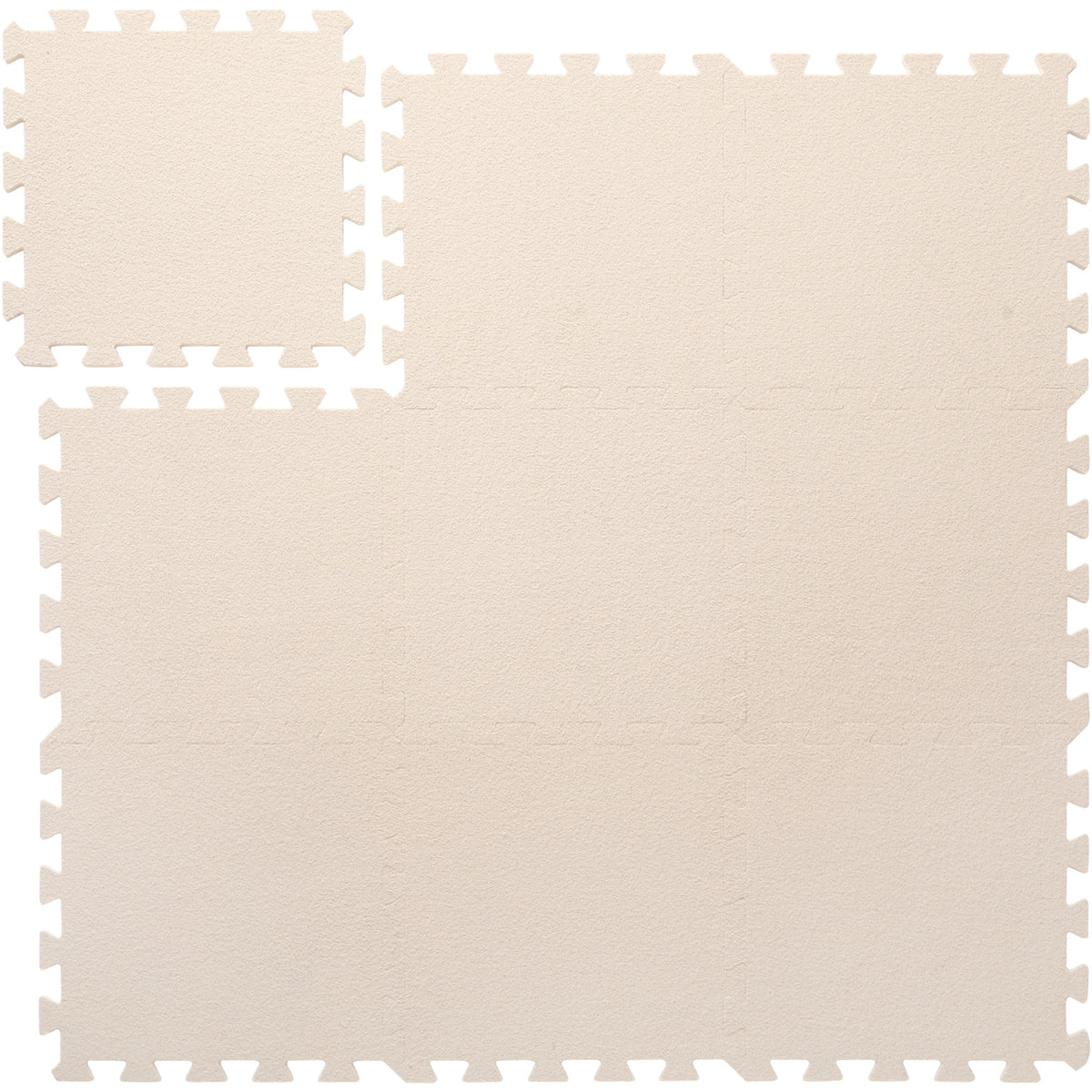 That's Mine Soft Beige Aiva Skum Leg Mats Square