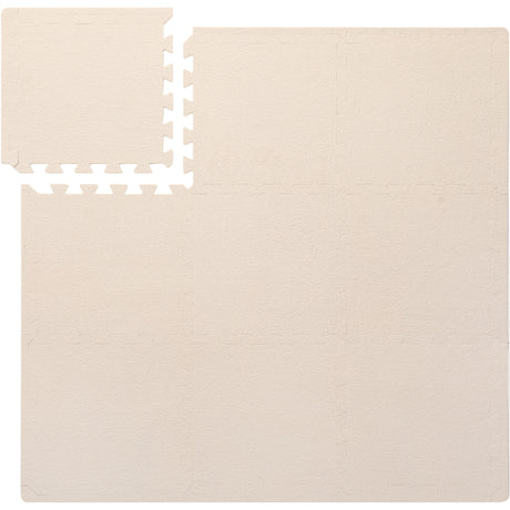 That's Mine Soft Beige Aiva Skum Leg Mats Square
