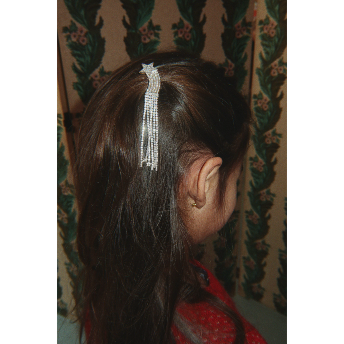 Konges Sløjd Silver Mix 2 Pakke Sparkly Star Hairclip