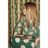 Konges Sløjd Deer Diary Green Basic Blouse/Pants Sett Gots
