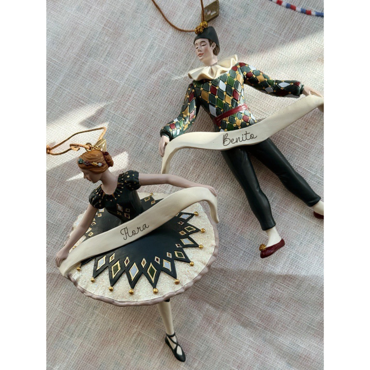 Konges Sløjd Multi Christmas Ornament Harlekin Ballerinasko