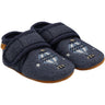 En Fant Vintage Indigo-Blue Ull Tøfler M/ Embroidery