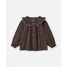 Fliink Coffee Bean Dot Dolly Dot Bluse
