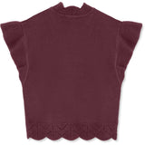 Fliink Burgendy Alilly Wide Vest