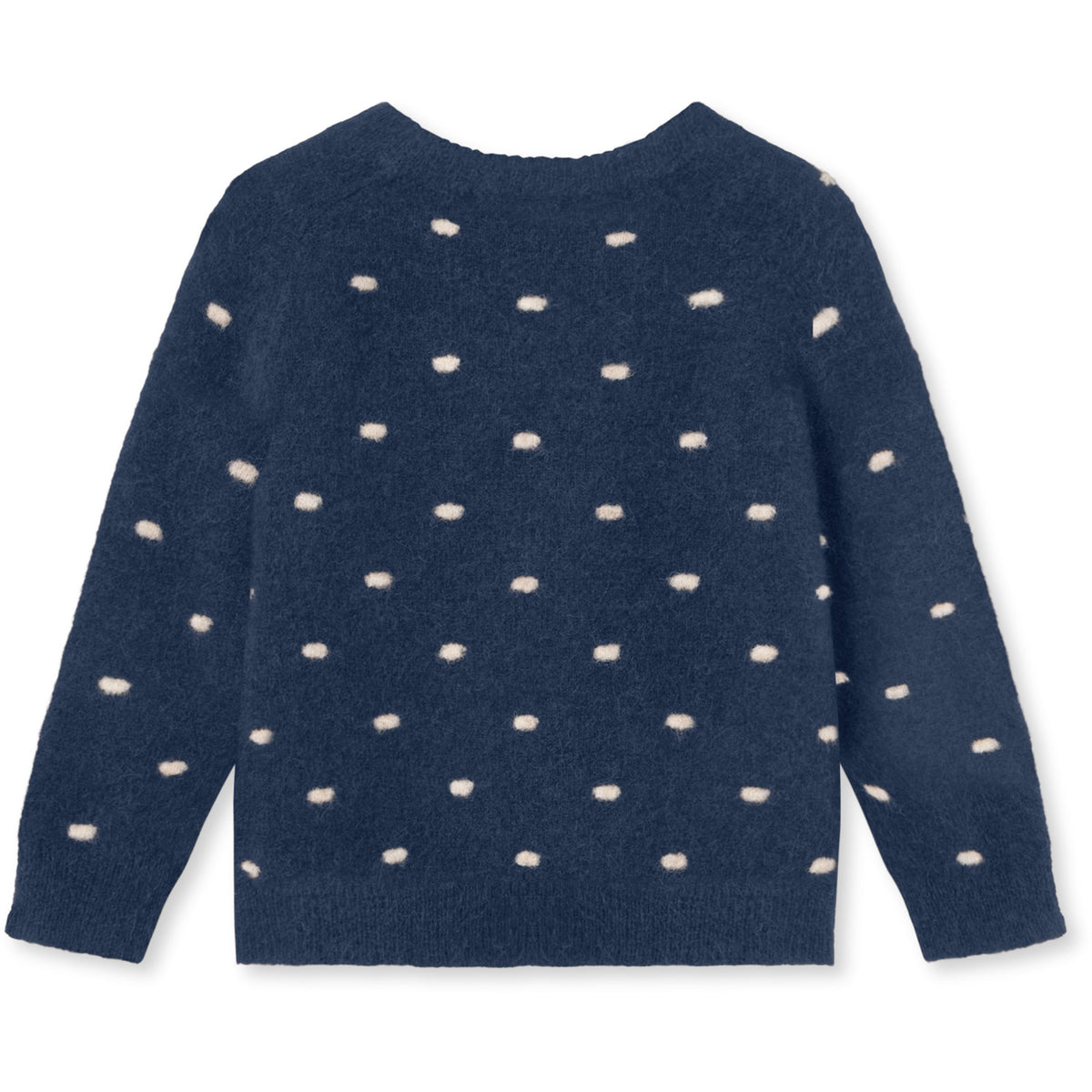 Fliink Insignia Blue / Sandshell Star Alpaca Polka Pullover