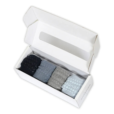 Gobabygo Navy/Sky Blue/Grey/Stone Blue Combo Box - Viscose-bamboo