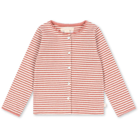 Konges Sløjd Rose Cream Stripe Roli Stripe Cardigan Ocs