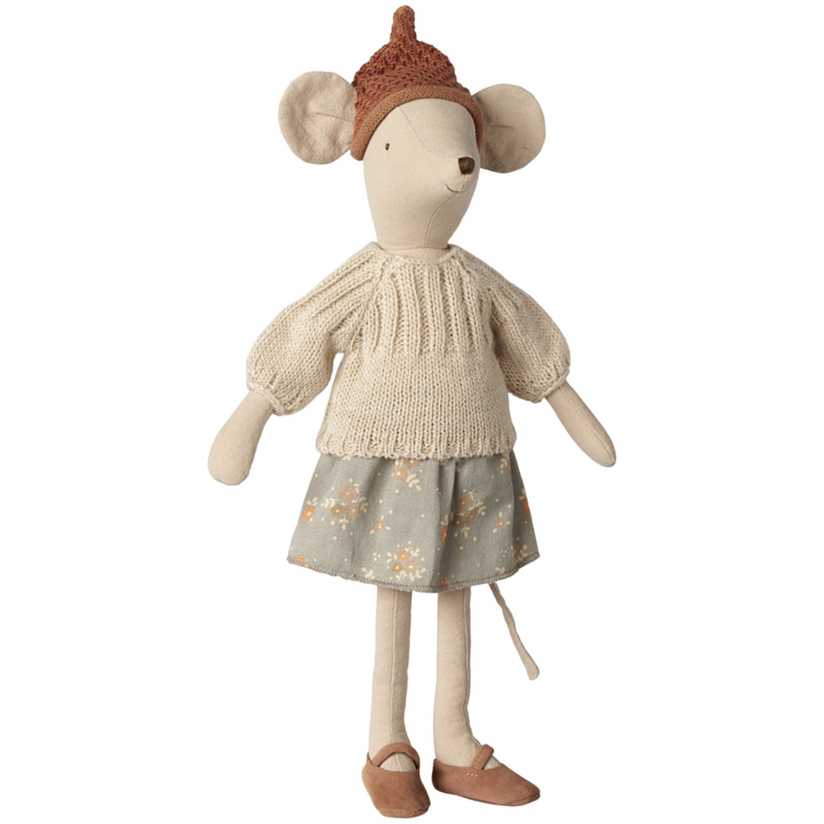 Maileg Mus, Medium - Skjørt And Sweater