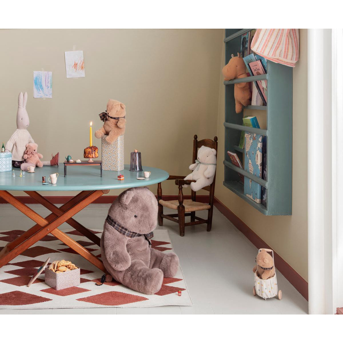 Maileg Teddy Plush Bamse, Lille - Svamp