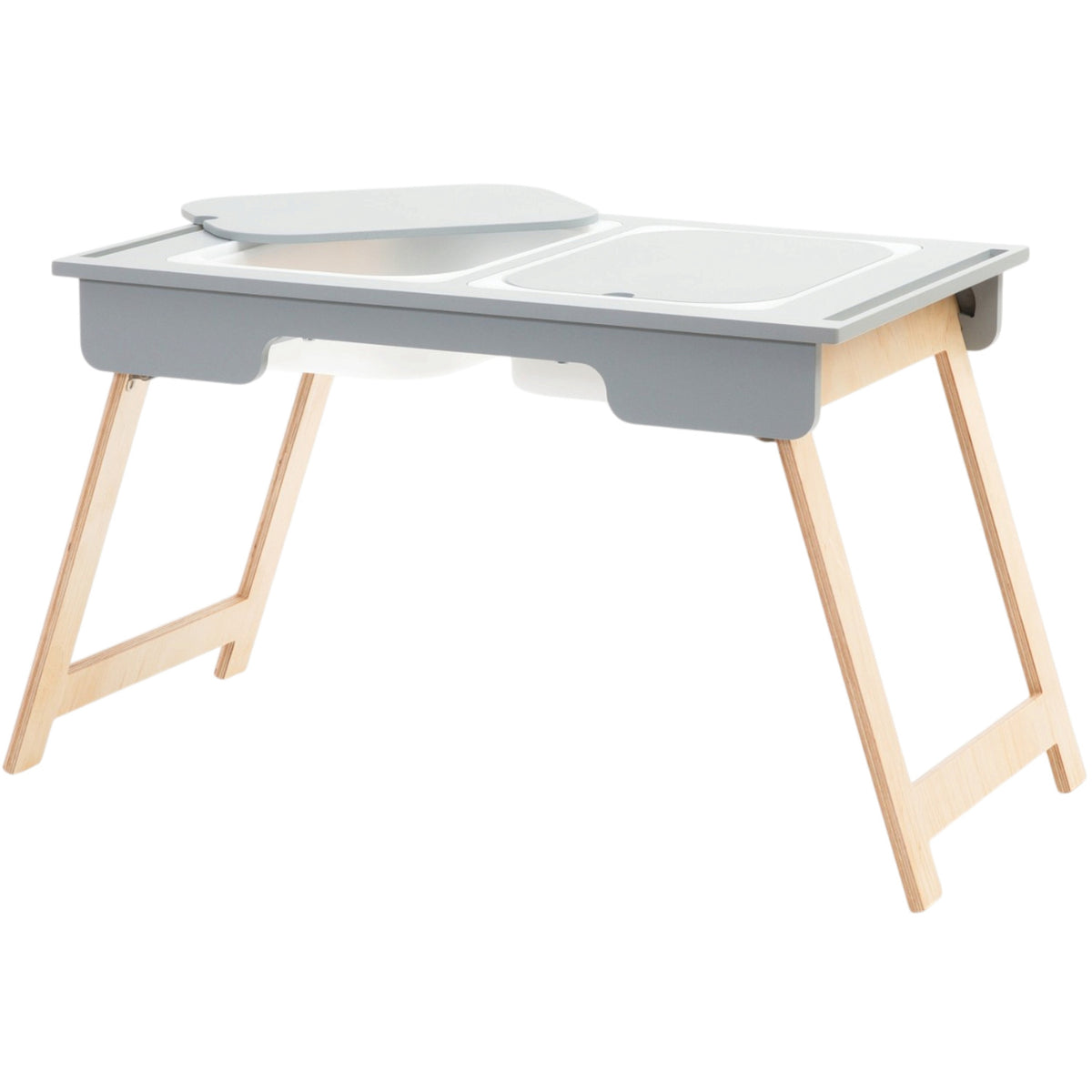 Duck Woodworks Grey Sensory Table Med 2 Boxes Included
