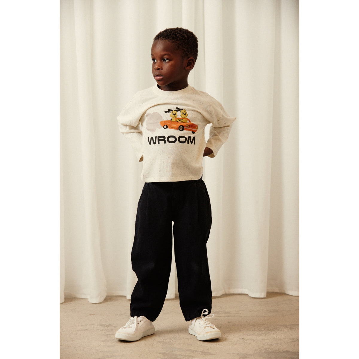 Mini Rodini Off-White Racing Rabbits Sp Collegegenser