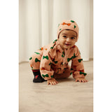 Mini Rodini Pink Bows Aop Velour Baseball Cardigan