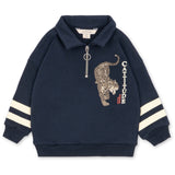 Konges Sløjd Navy Blazer Loupy Half Zip Polo Ocs