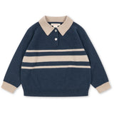 Konges Sløjd Dark Blue Stripe Basi Polo