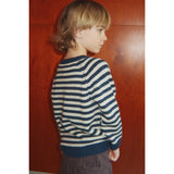 Konges Sløjd Blue Stripe Billi Strikk Cardigan