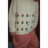 Konges Sløjd Cream And Tulips Belle Cardigan