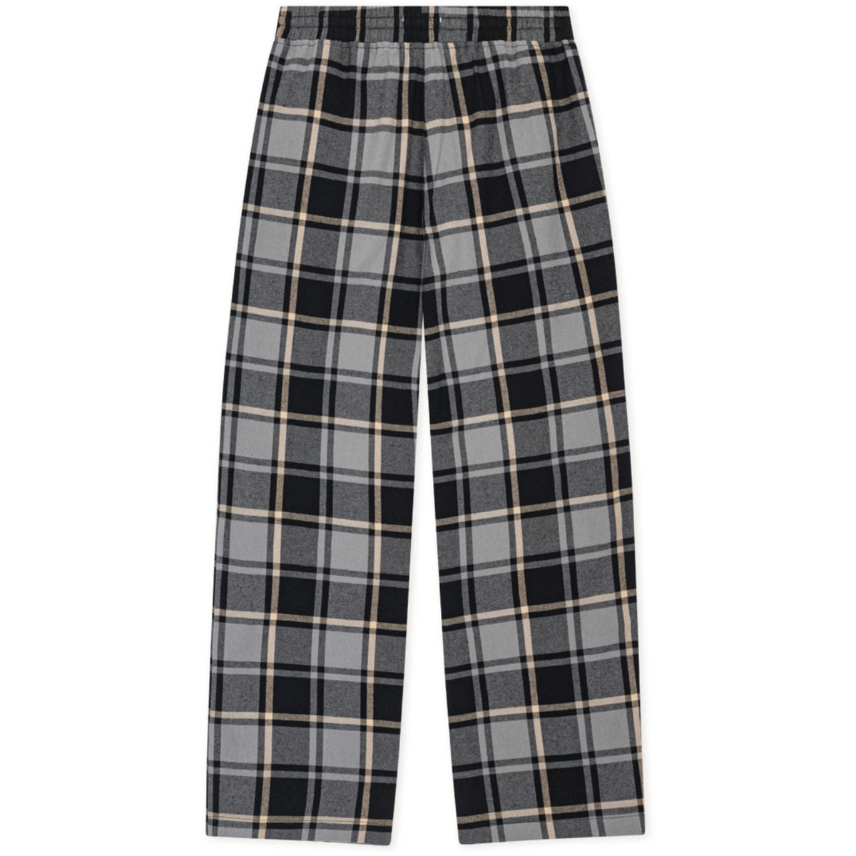Les Deux Kids Grey Melange Check Casual Bukser KIDS