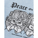 Mads Nørgaard Light Blue Melange Sonar Peace Collegegenser
