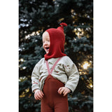 Silly Silas Bomull Strømpebukser Med Braces Cinnamon Christmas Patterned