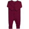 Joha Wine Melange Natt Drakt Med 2In1 Foot