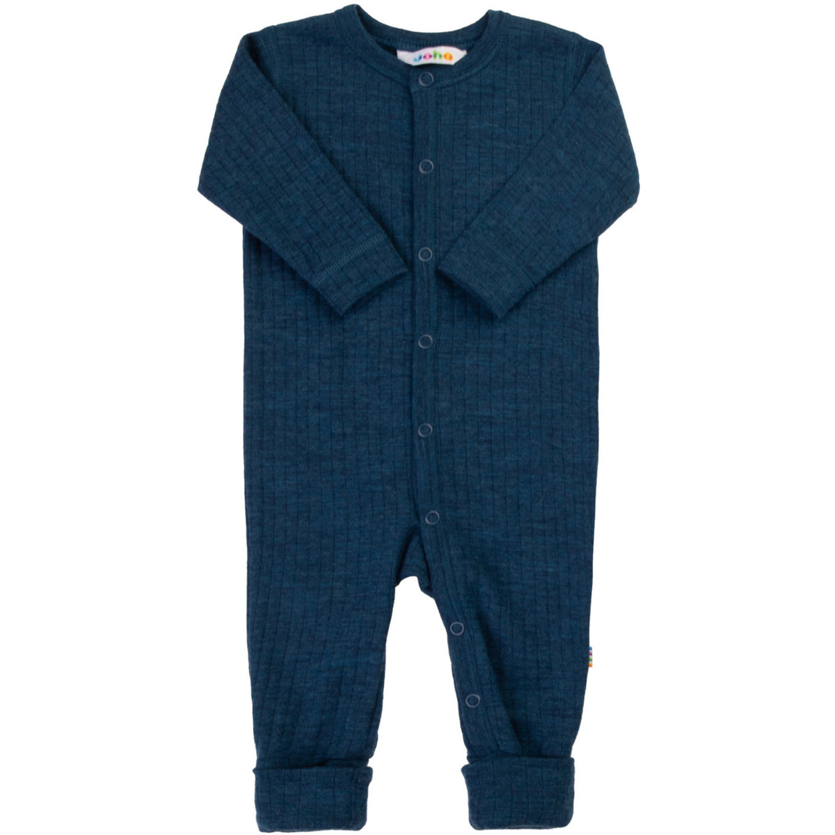 Joha Dark Blue Natt Drakt Med 2In1 Foot