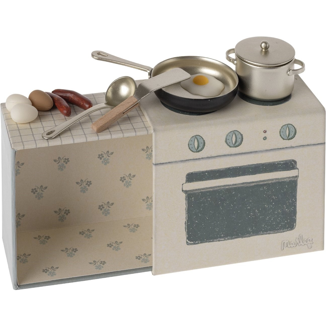 Maileg Cooking Set, Mouse 2