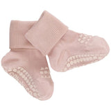 Gobabygo Soft Pink Non-Slip Strømper Bambus