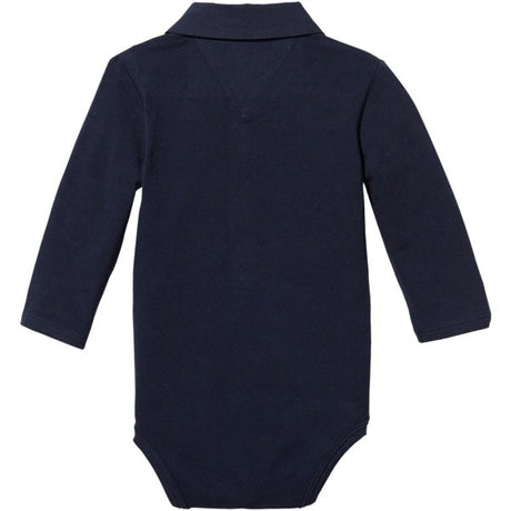Tommy Hilfiger Baby Boy Poplin Body L/S Black Iris