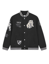 Les Deux Kids Black/Black Yale Ull Varsity Jakke KIDS
