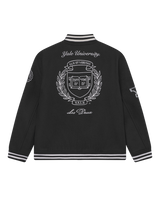 Les Deux Kids Black/Black Yale Ull Varsity Jakke KIDS