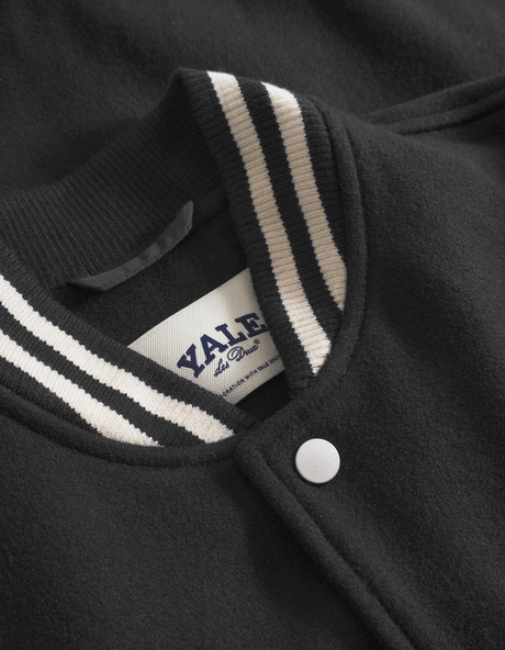 Les Deux Kids Black/Black Yale Ull Varsity Jakke KIDS