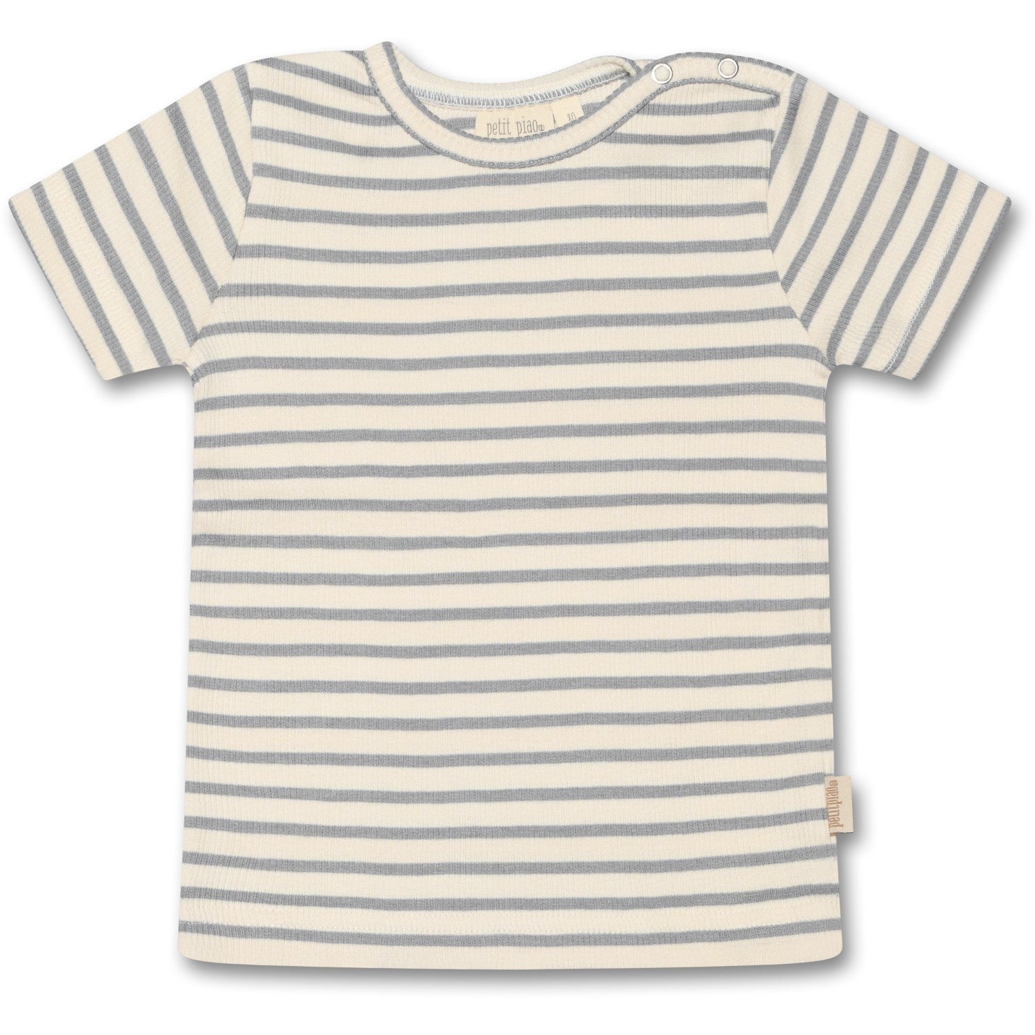 Petit Piao® Blue Mist T-shirt Modal Striped