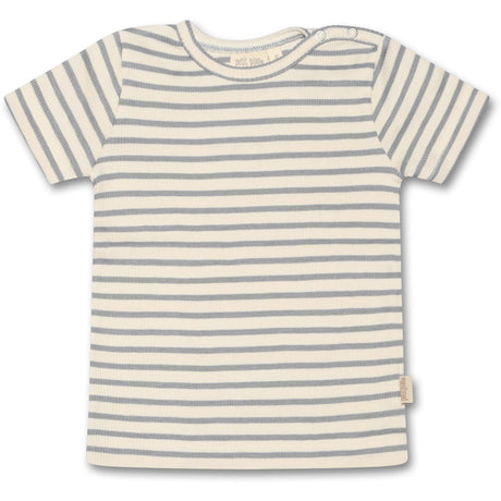 Petit Piao® Blue Mist T-shirt Modal Striped